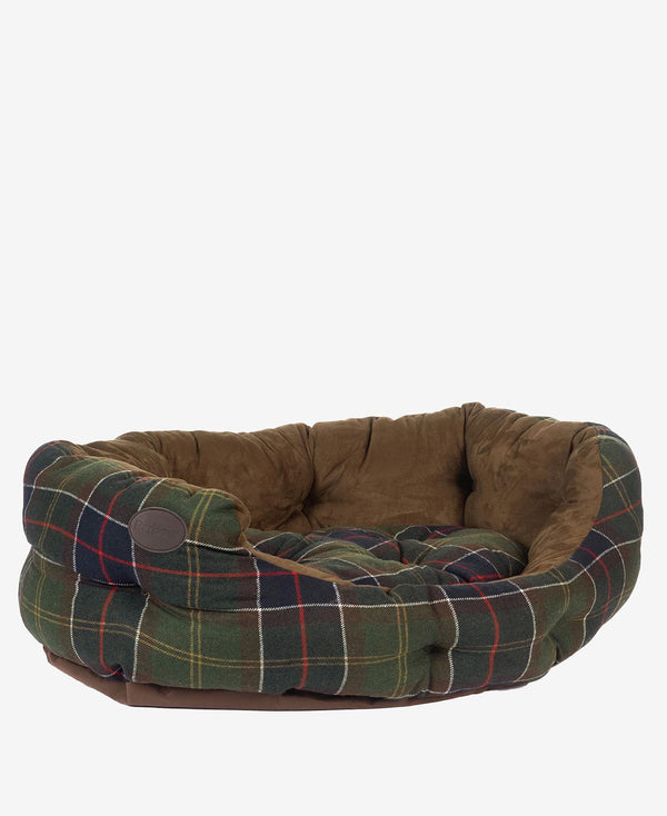 Barbour 35in Luxury Dog Bed - Tartan