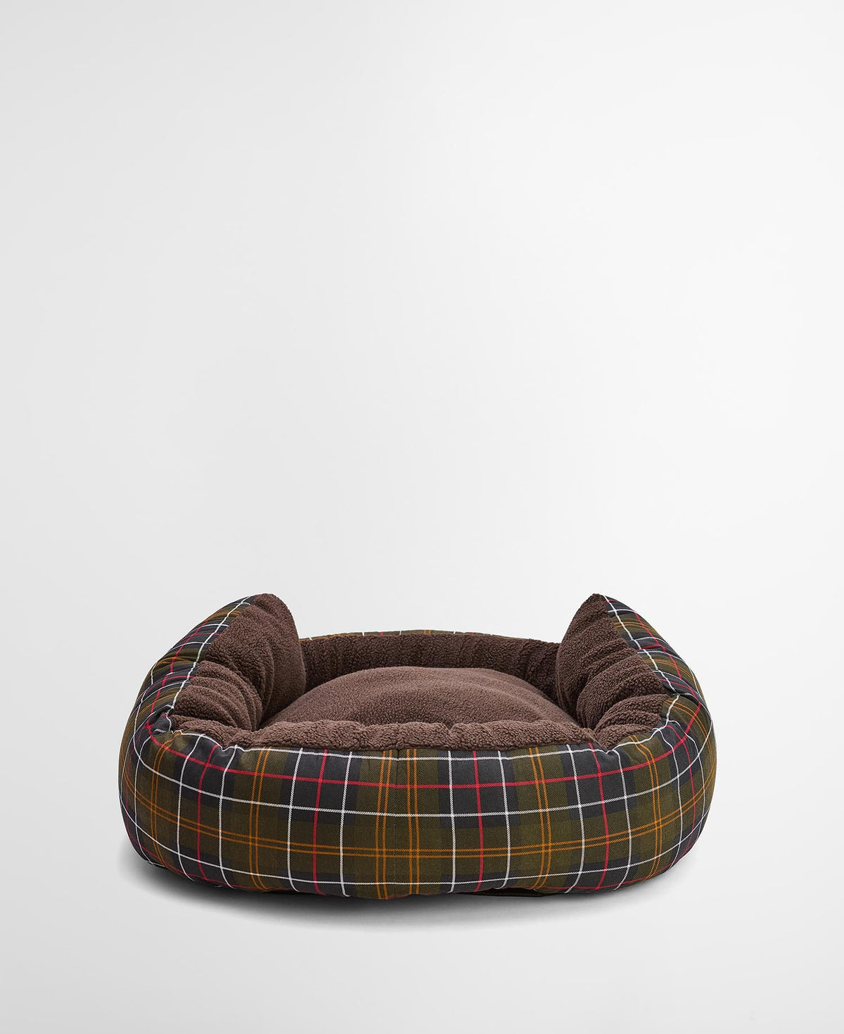 Barbour Dog Snuggle Bed 35&quot; - TARTAN