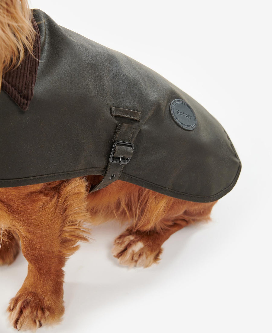 Barbour Dog Wax Coat - Olive Green