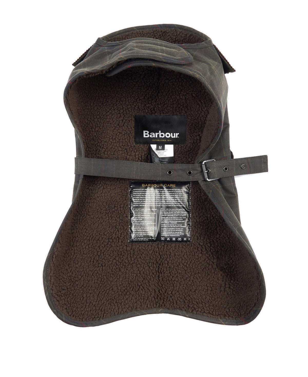 Barbour Tartan Wax Dog Coat - Tartan