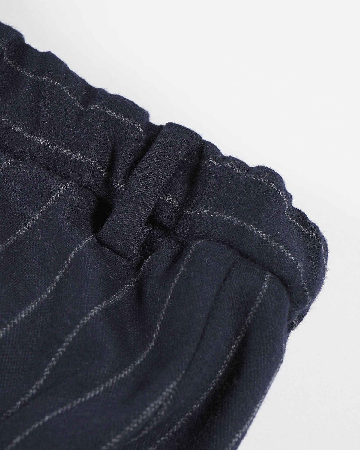 Devore Incipit Pin Stripe Double Jersey Pants - Navy