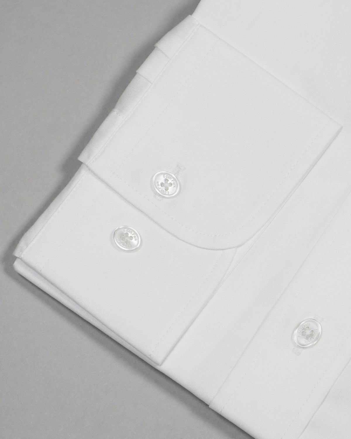 Eden Park Long Sleeved Button Down Collar Shirt - White