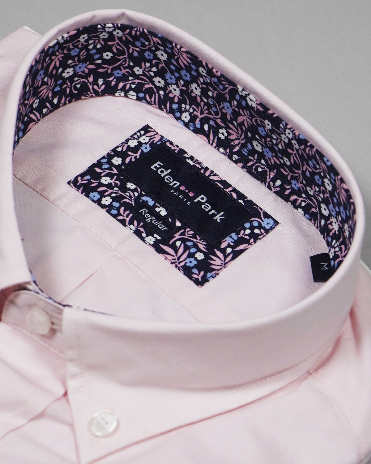 Eden Park Long Sleeved Button Down Collar Shirt - Pink