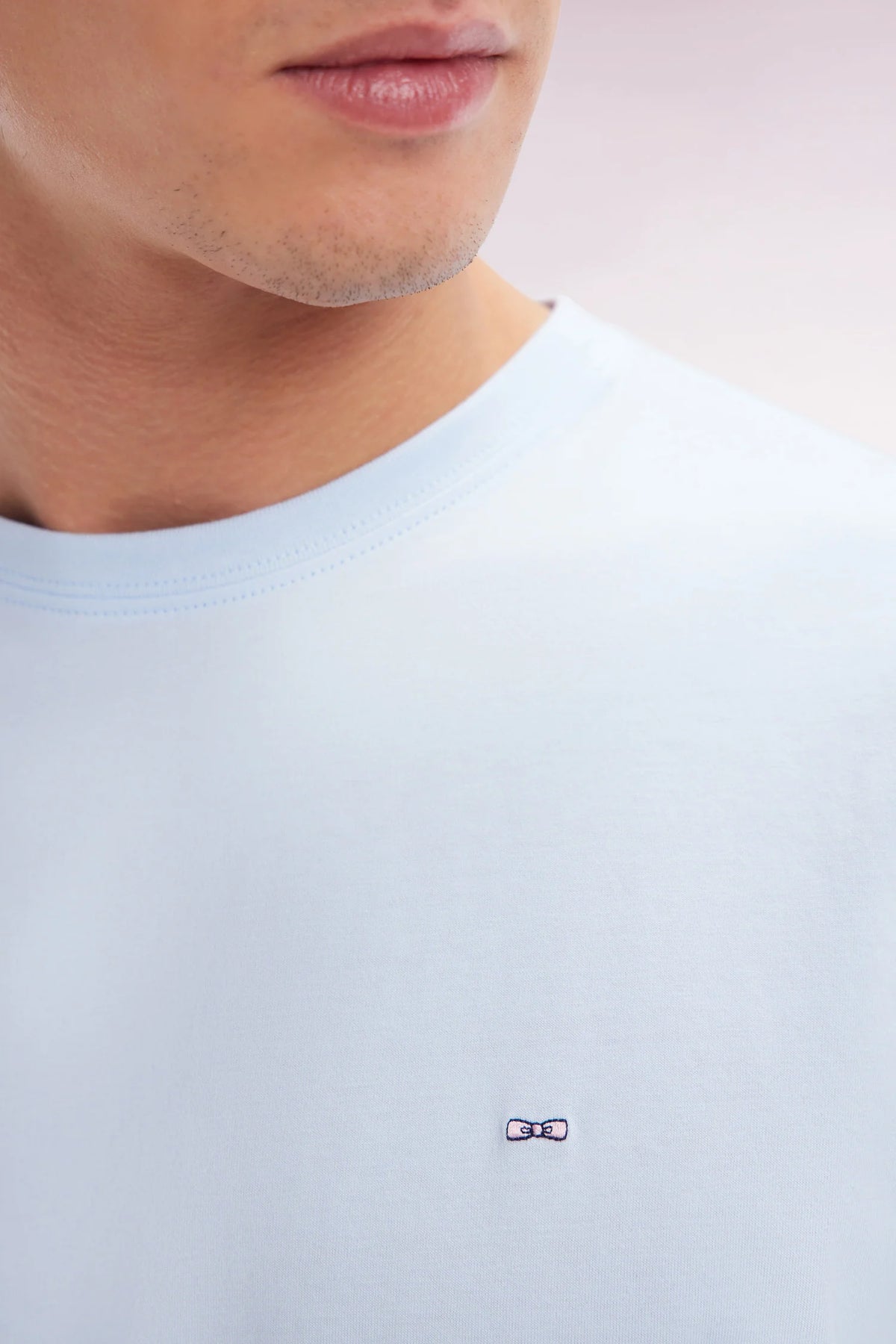 Eden Park Straight-fit Pima cotton T-shirt - Blue