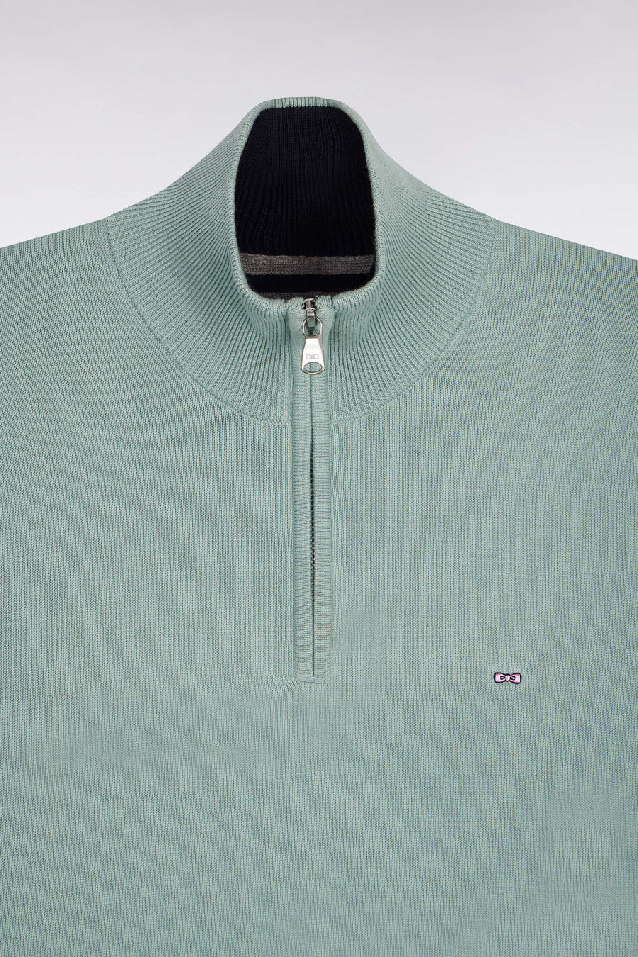 Eden Park Quarter Zip Pullover Knit - Green