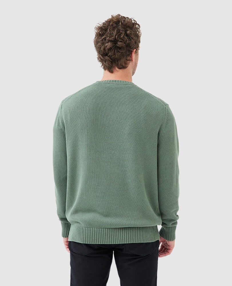 Rodd &amp; Gunn Gunn Crew Knit - Olive