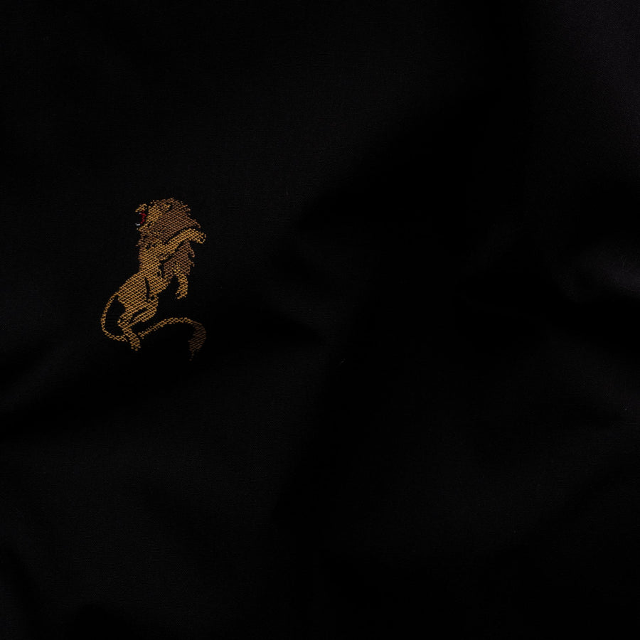 Eton Slim Fit Lion Fil Coupé Shirt – Black
