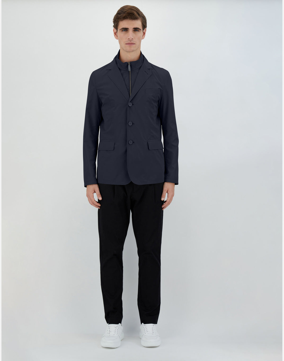 Herno Blazer In Byron - Blue