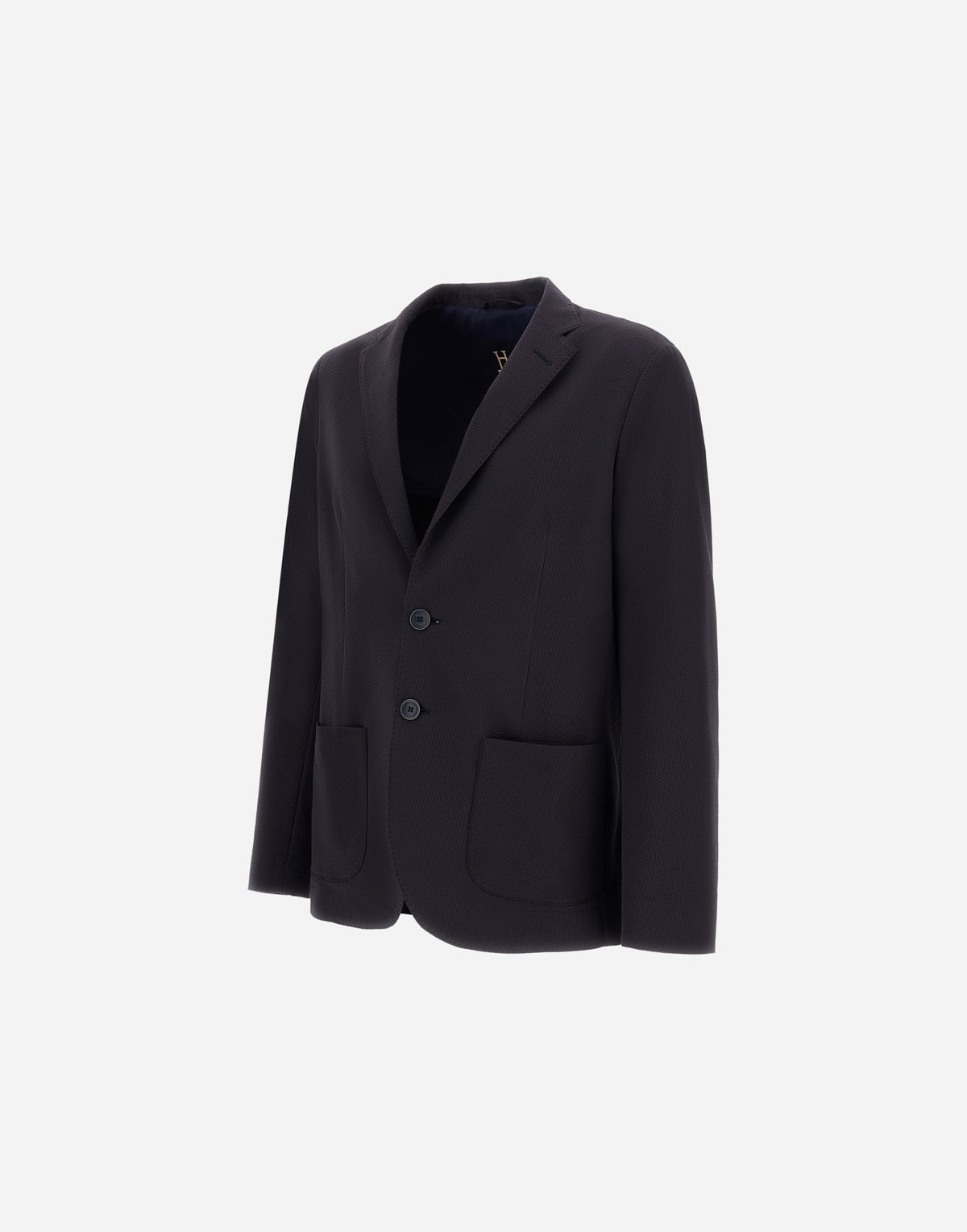 Herno Seersucker Blazer - Navy