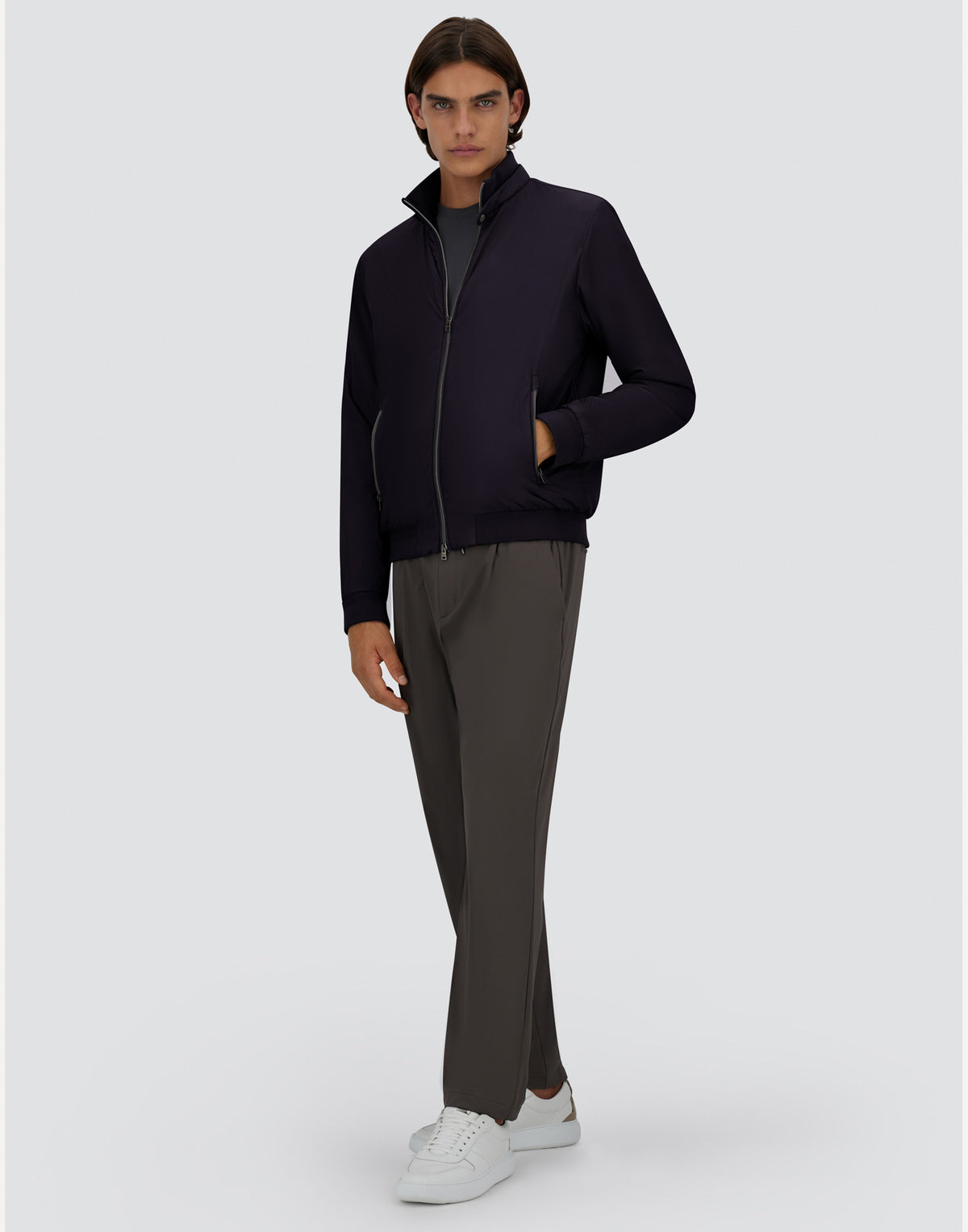 Herno Woven Jacket - Blue