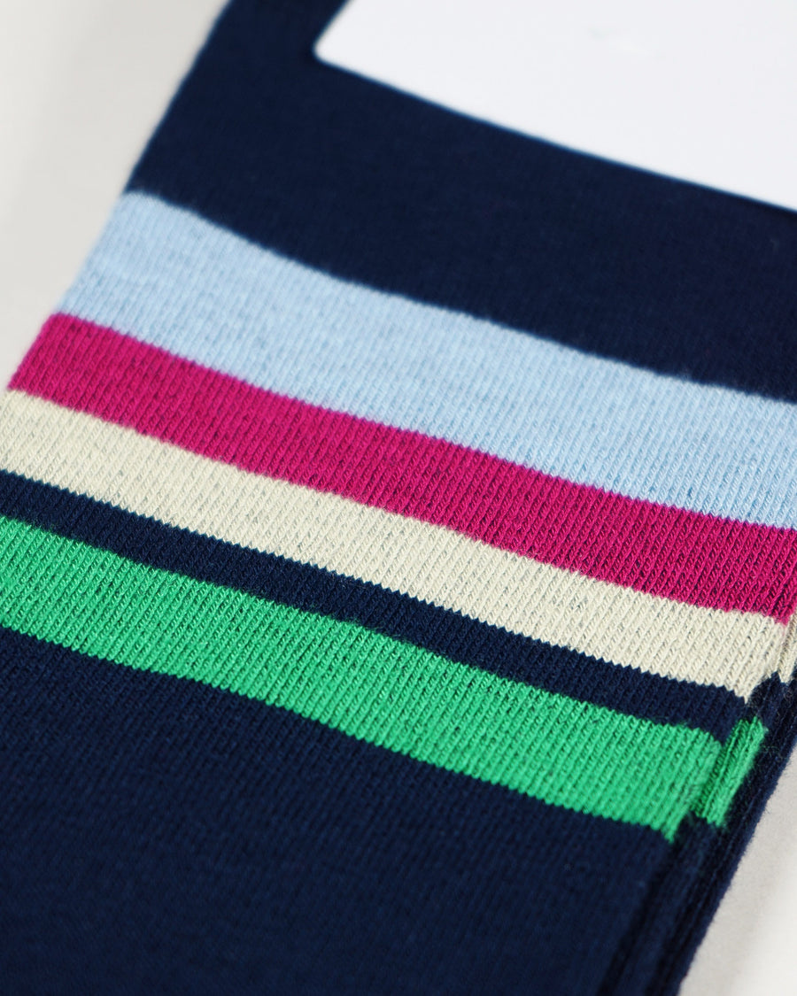 Luxury Bamboo STP Sock Navy/Multi