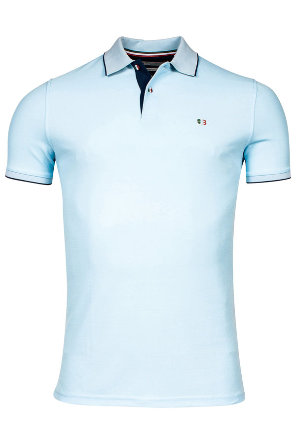 Giordano 'Nico' Signature Polo Shirt - Blue
