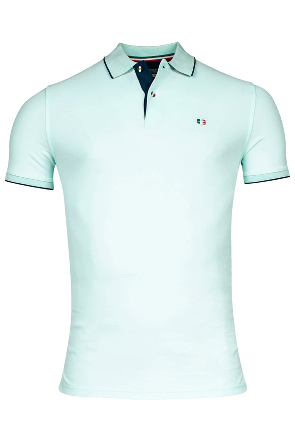 Giordano 'Nico' Signature Polo Shirt - Turquoise Green
