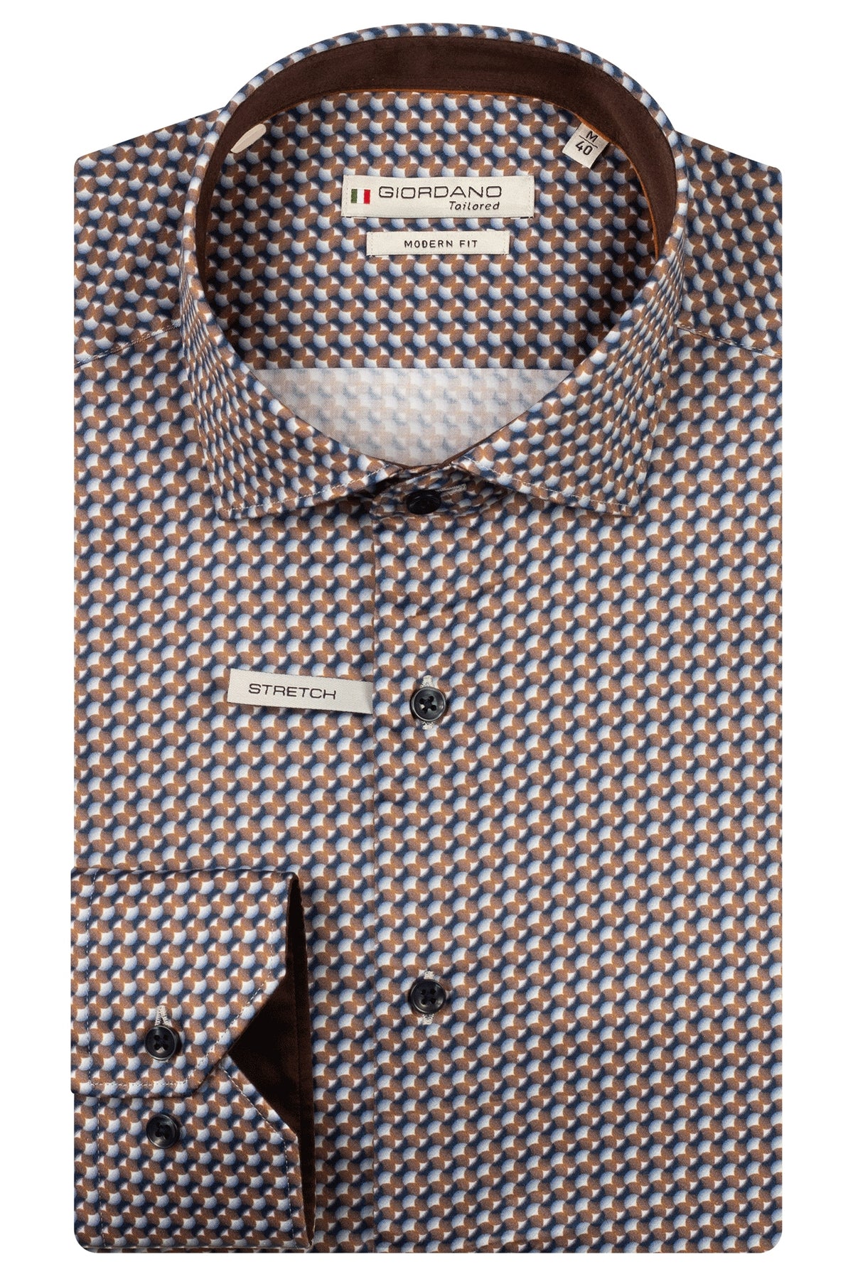 Giordano The Maggiore Casual Shirt - Brown