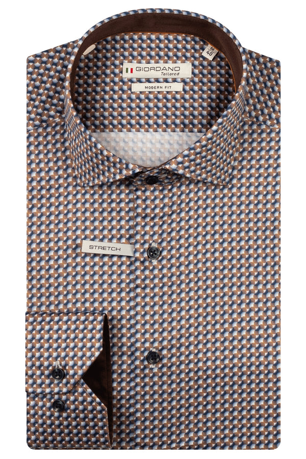 Giordano The Maggiore Casual Shirt - Brown