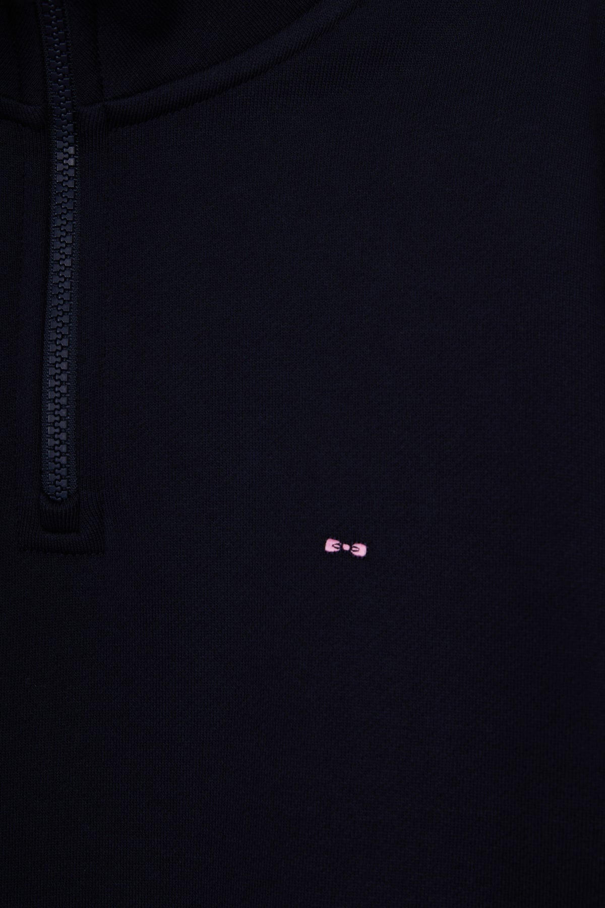 Eden Park Navy cotton fleece zip-up sweatshirt - Blue