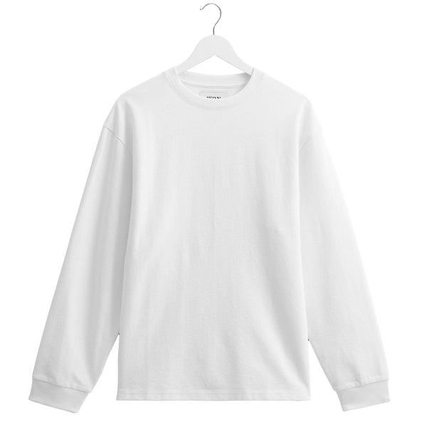 Wax London Hayden L/S Jolt Tee - White