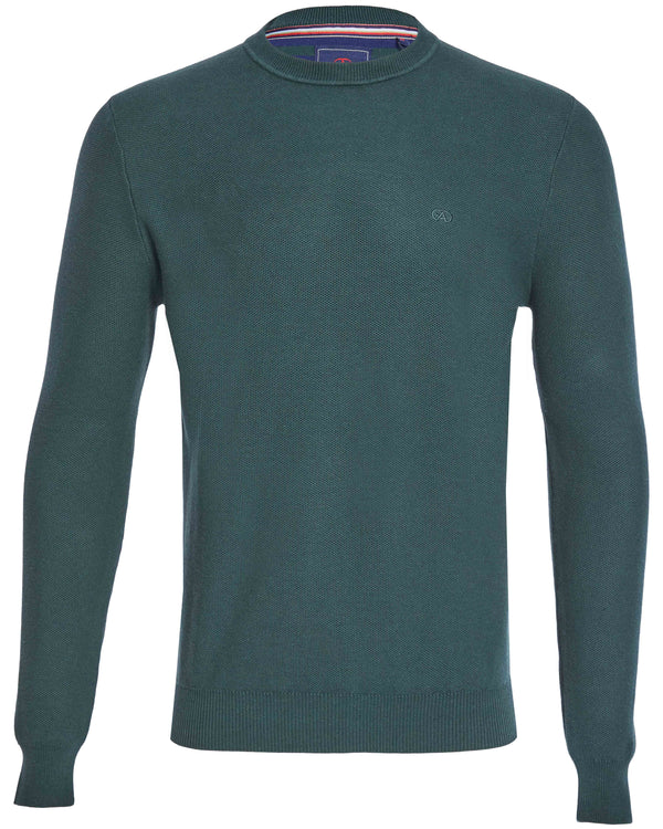 Andre 'Hook' Crew Neck - Forest Green