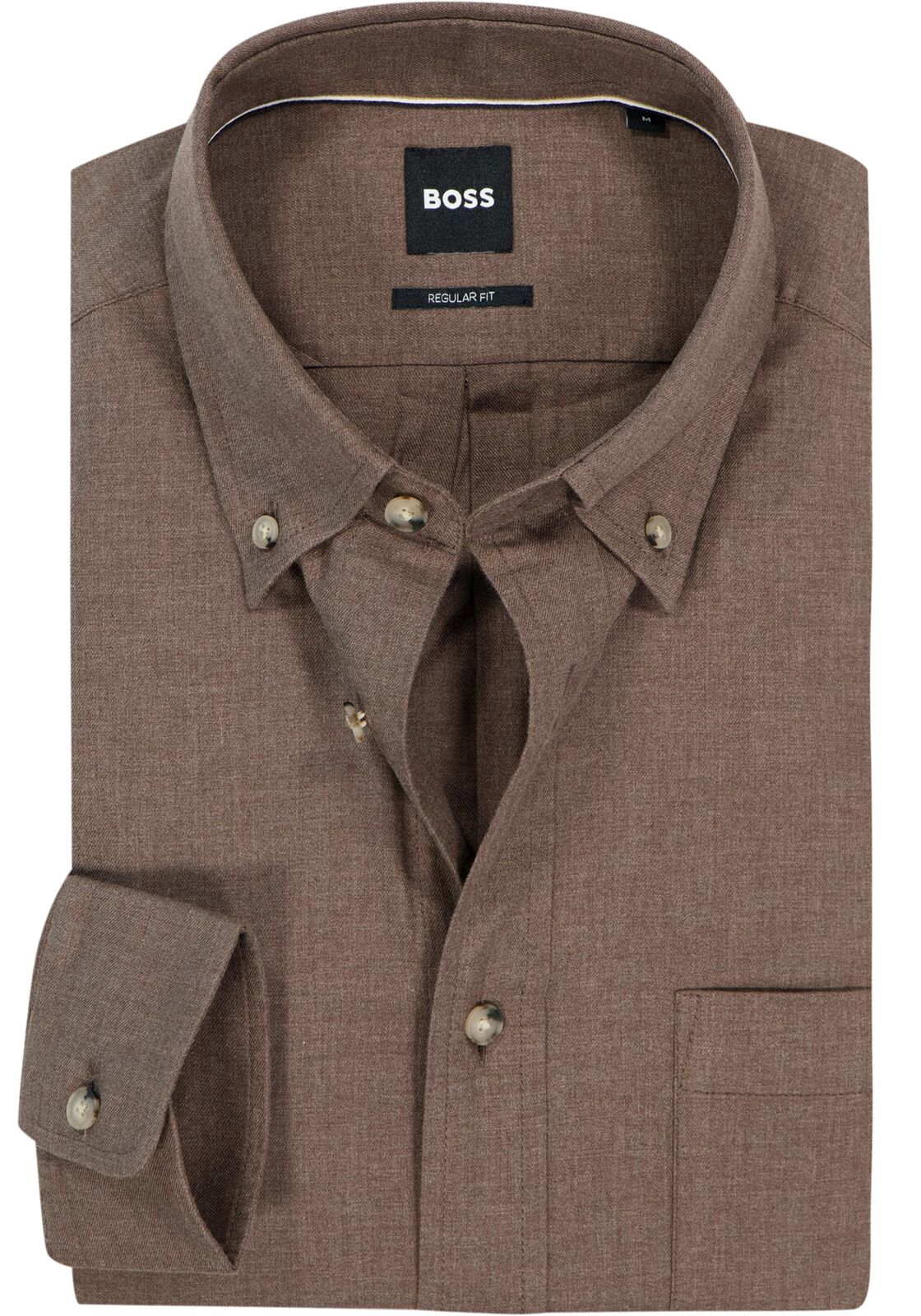Boss Regular Fit Shirt - Brown