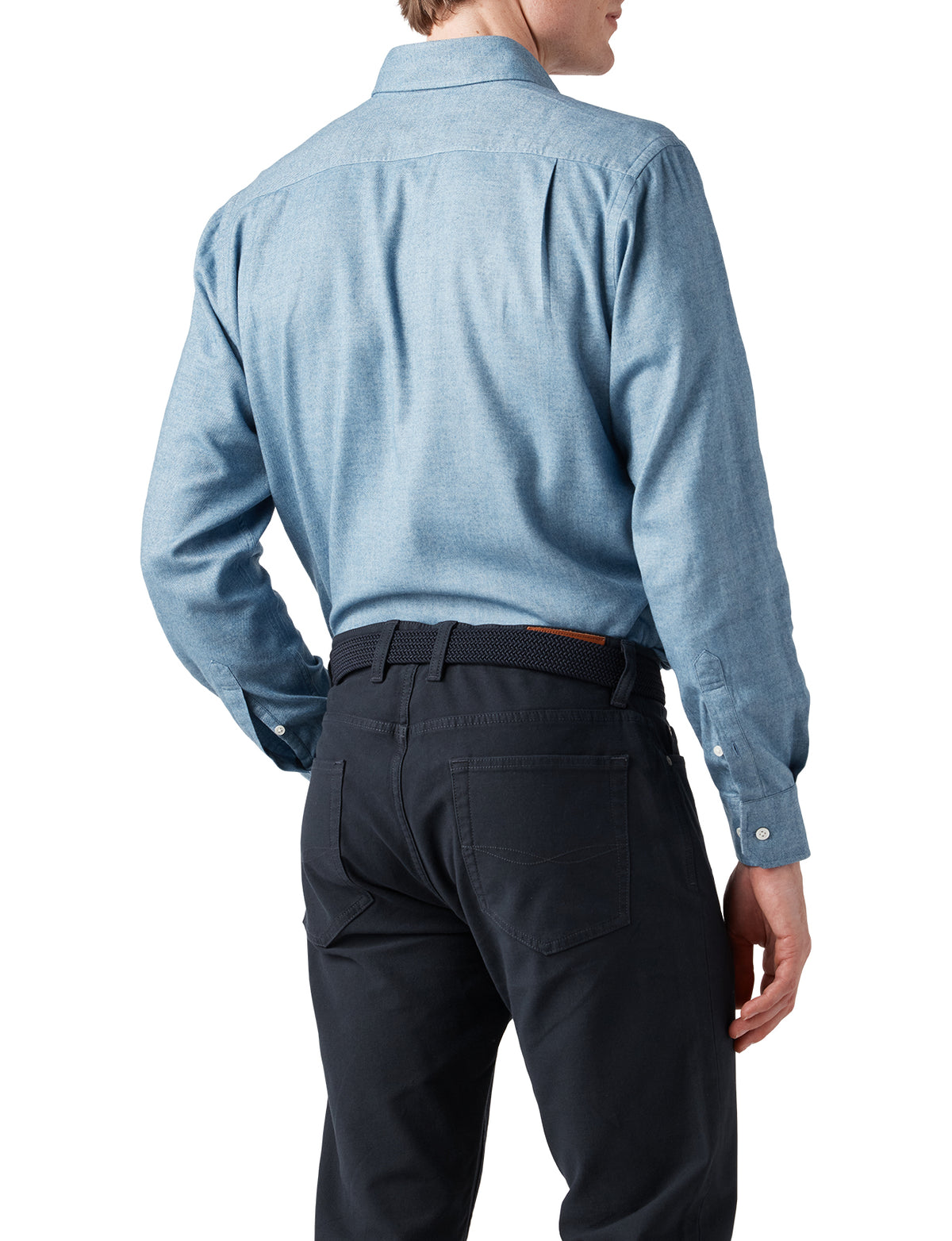 Rodd &amp; Gunn Barhil Sports Fit Shirt - Chambray Blue