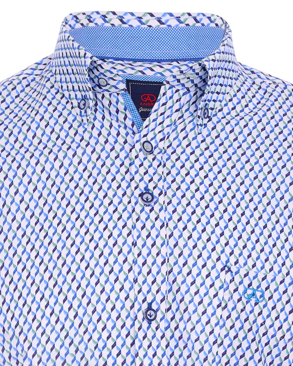 Andre Dodder Long Sleeve Casual Shirt - Green