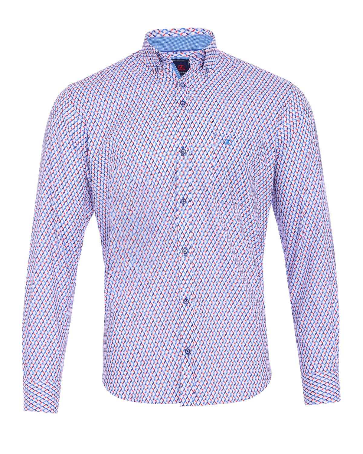 Andre Dodder Long Sleeve Casual Check Shirt - Mango