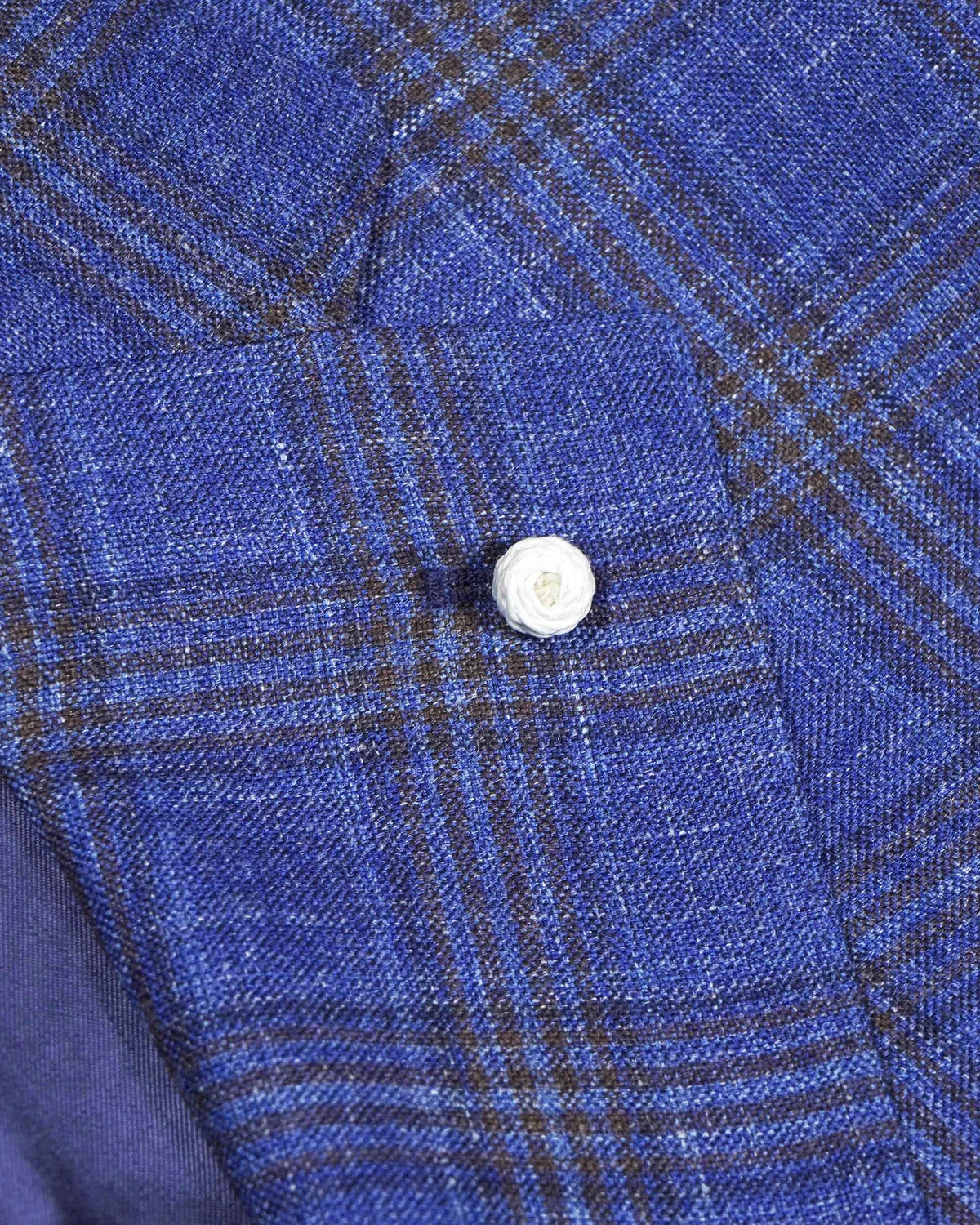 Luigi Bianchi Checkered Sports Jacket - Blue