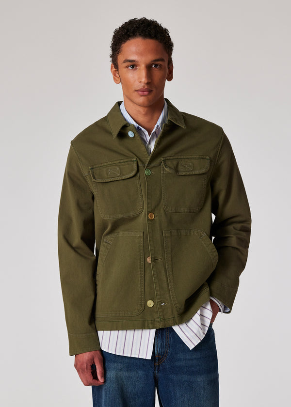 Paul Smith Pocket Overshirt Jacket - Green