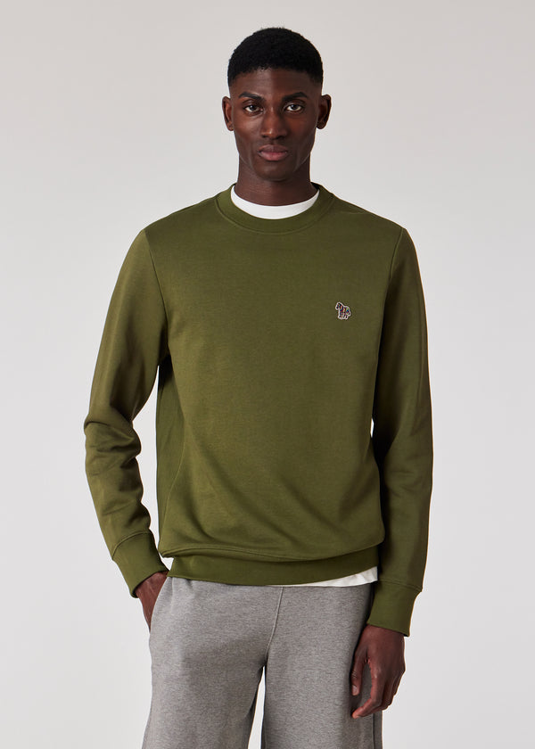 Paul Smith Zebra Logo Organic Cotton Sweatshirt - Green