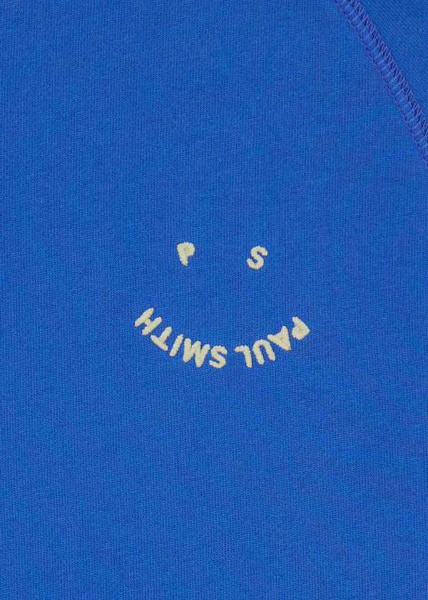 Paul Smith Happy Embroidery Sweatshirt  - Blue