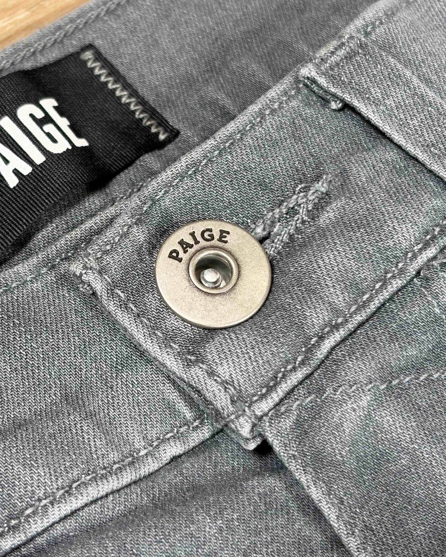 PAIGE Federal Patterson Slim Straight Jeans - Grey