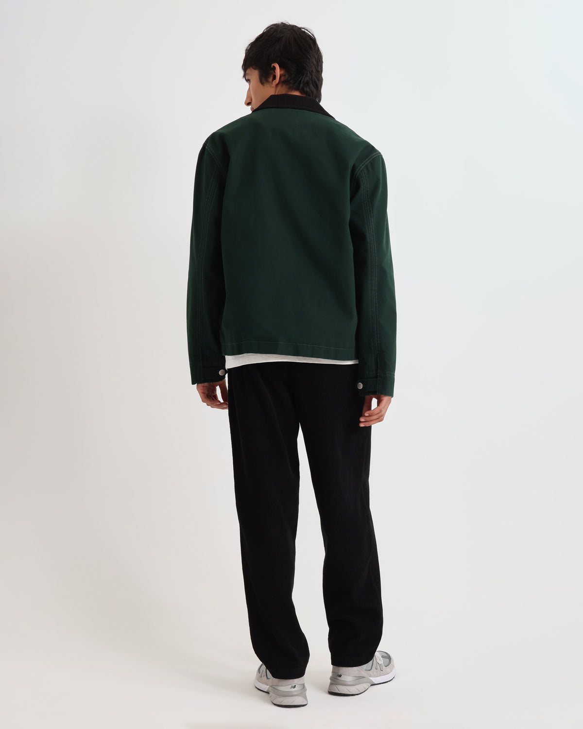 Wax London Mason Jacket Canvas - Green