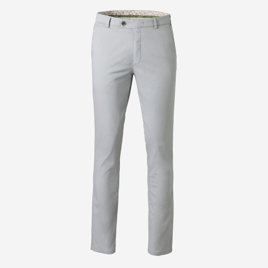 Meyer Oslo Organic Cotton Chino Trousers – Grey