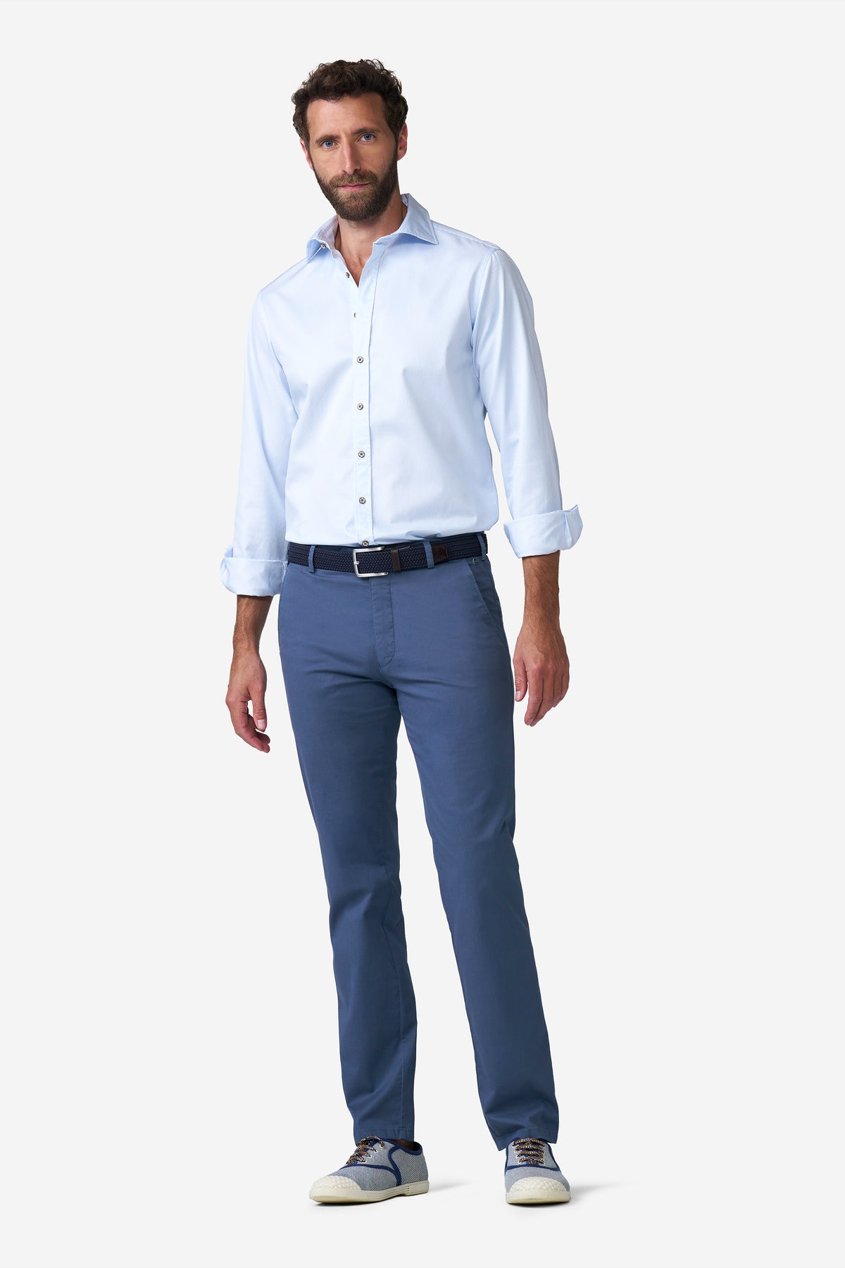 Meyer Hosen BONN Casual Trousers - Blue
