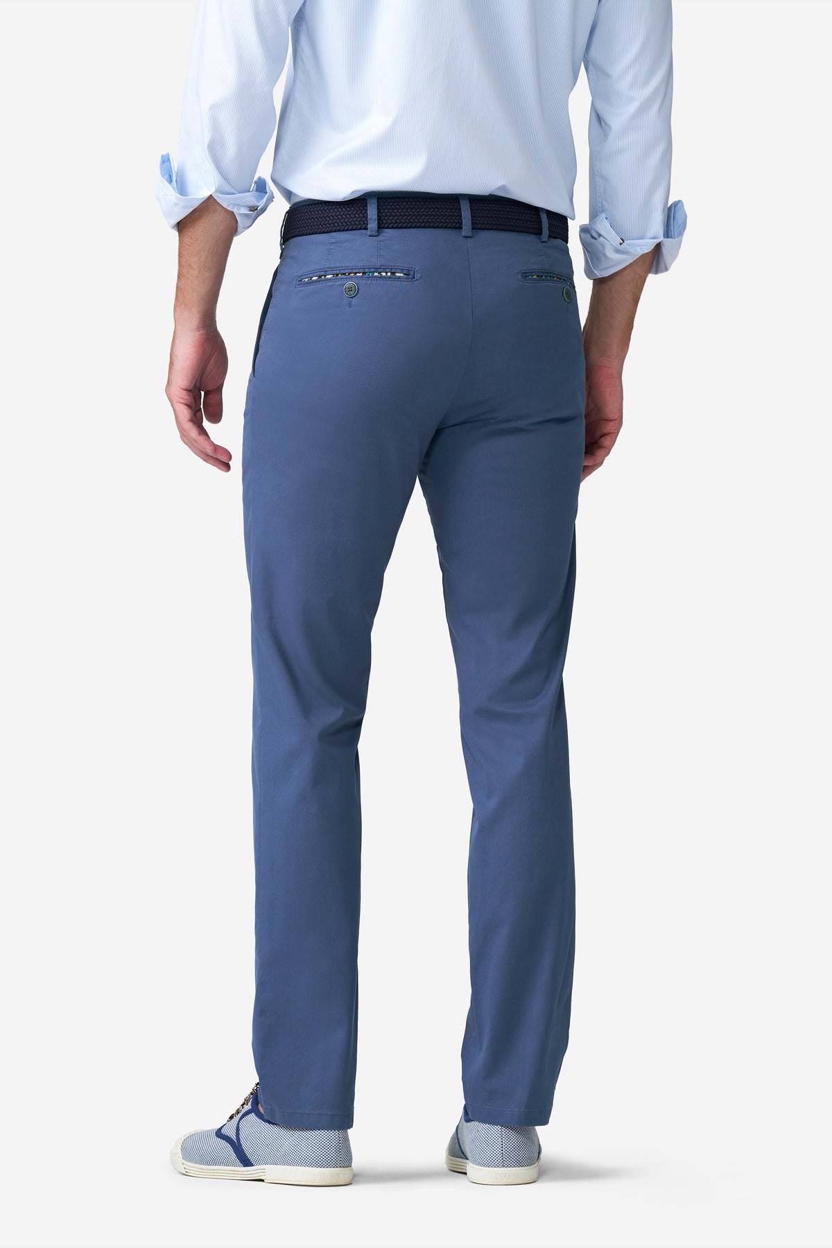 Meyer Hosen BONN Casual Trousers - Blue