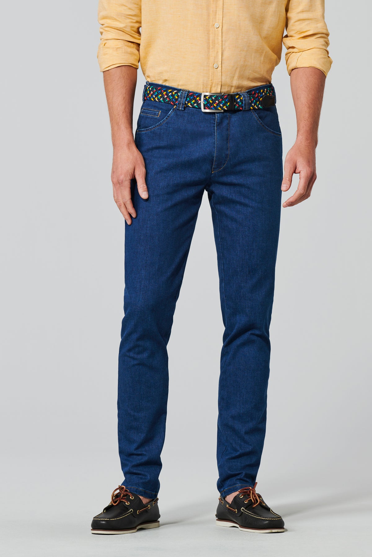 Meyer Hosen OSLO Casual Trousers - Denim