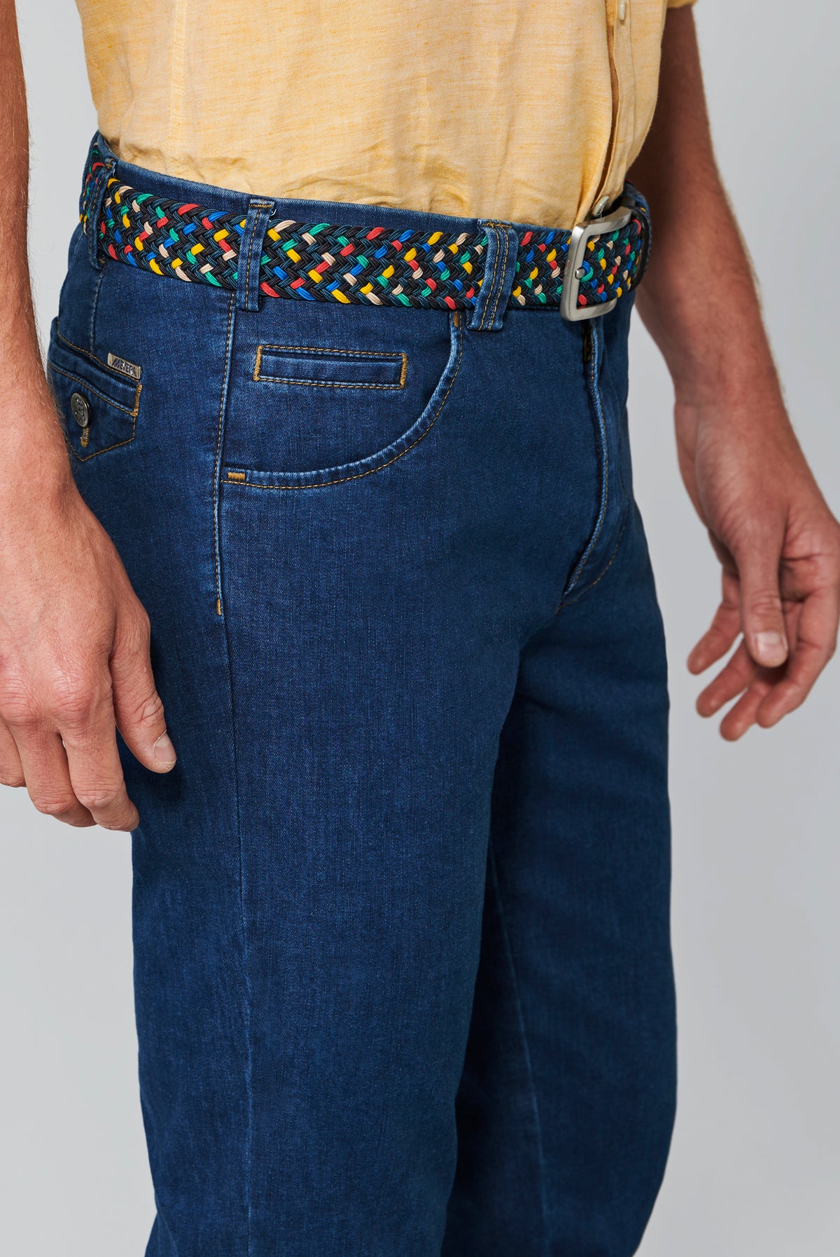 Meyer Hosen OSLO Casual Trousers - Denim