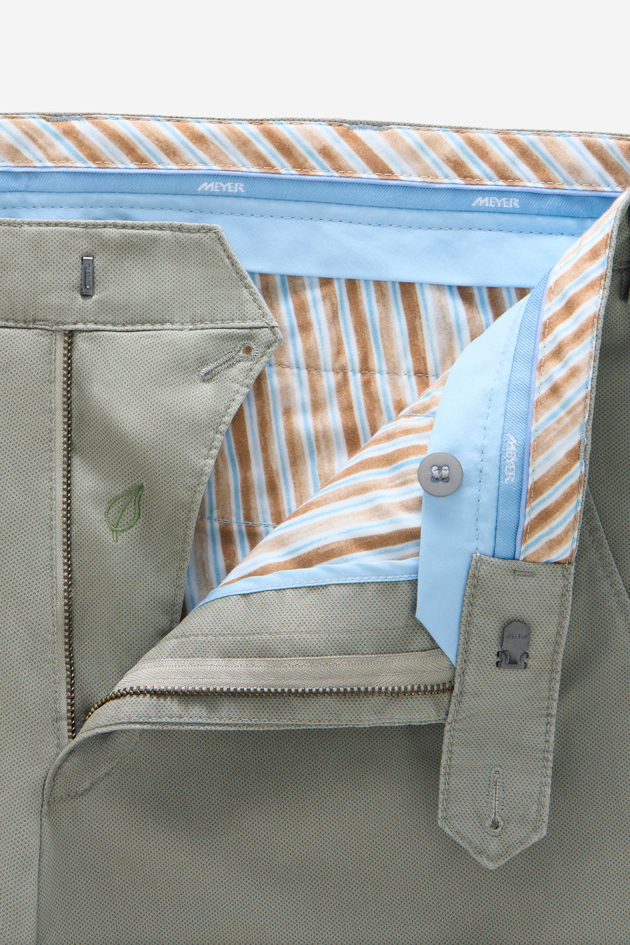 Meyer Bonn Chino Trousers – Green