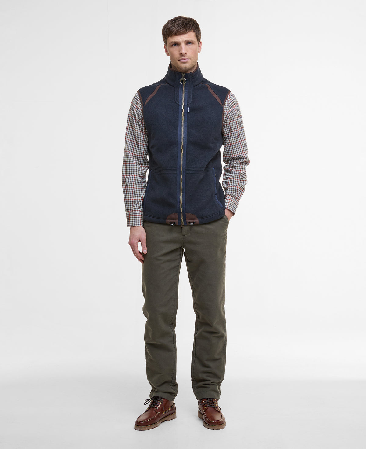 Barbour Langdale Gilet Fleece - Navy