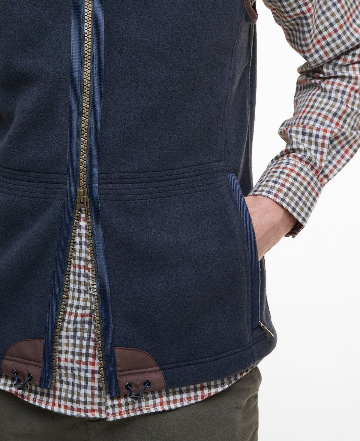 Barbour Langdale Gilet Fleece - Navy