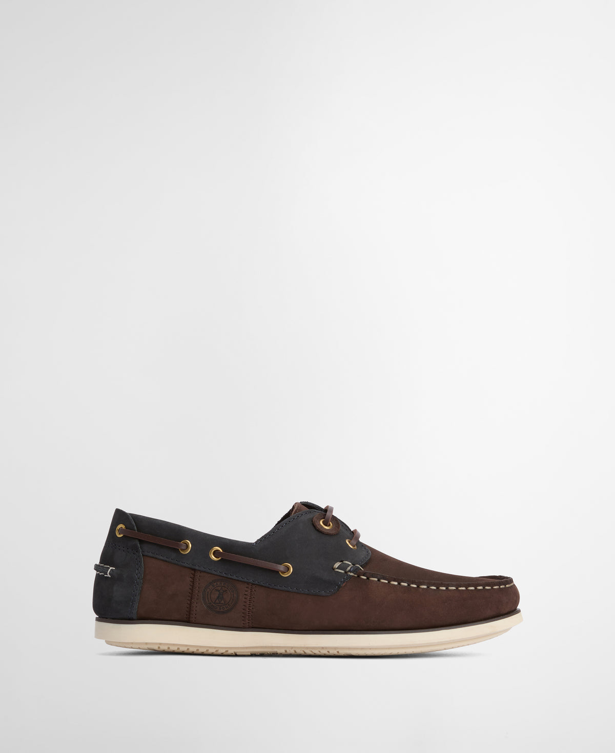 Barbour Wake Boat Shoe -Brown/Navy