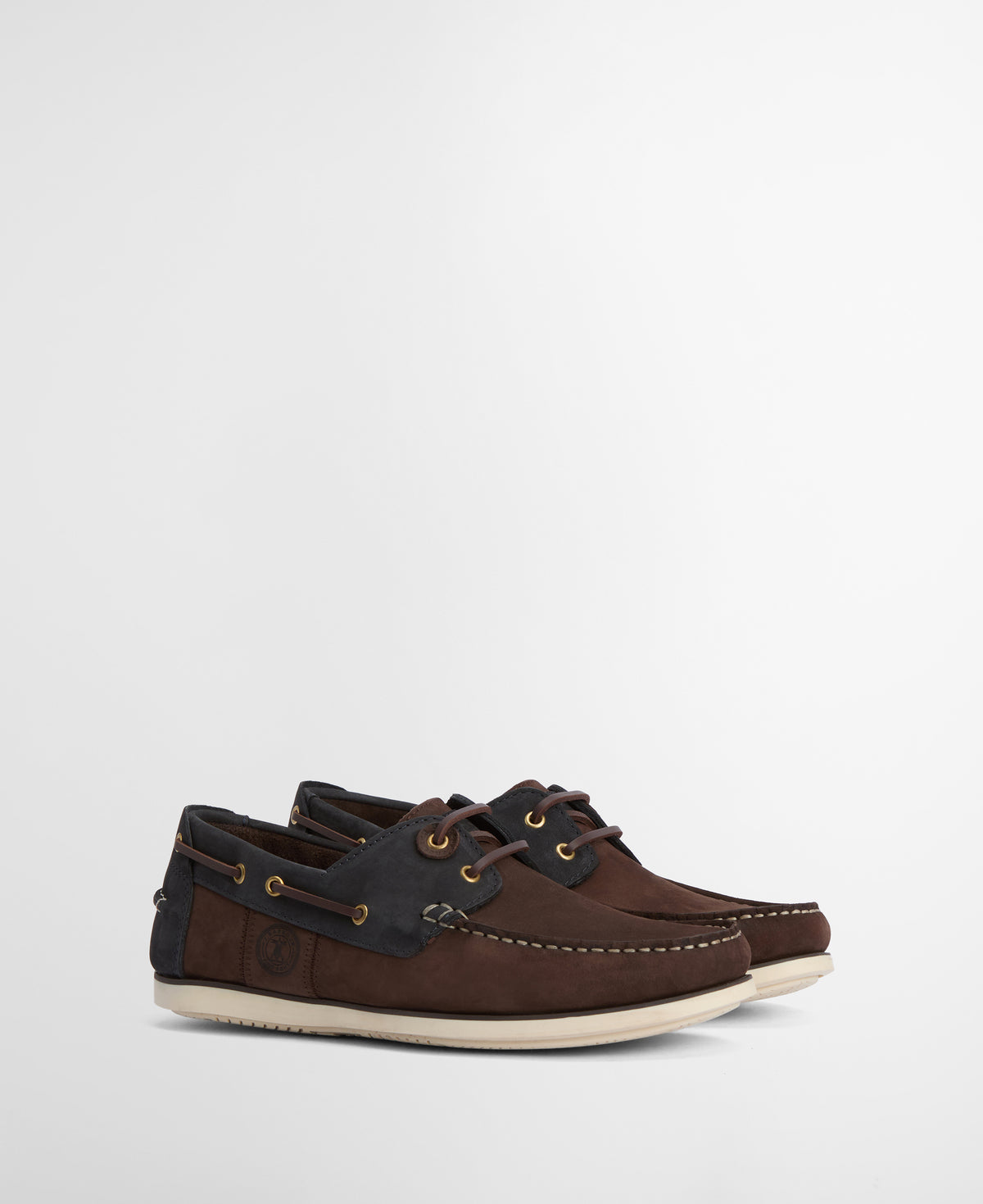 Barbour Wake Boat Shoe -Brown/Navy