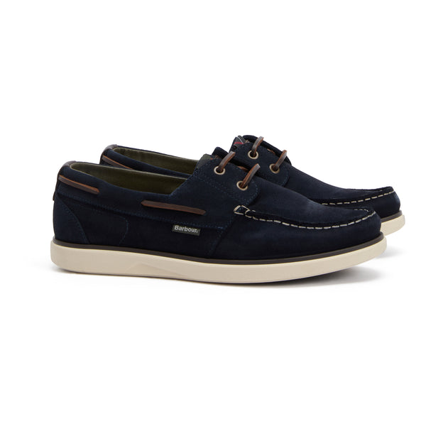 Barbour Rothley Boat Shoe -Navy Suede
