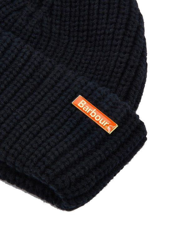 Barbour Mosely Fisherman Beanie - Black