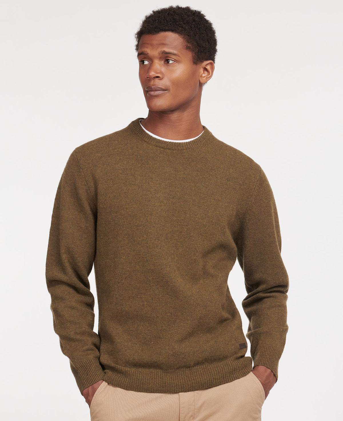 Barbour Essential Crew-Neck Knit - Green