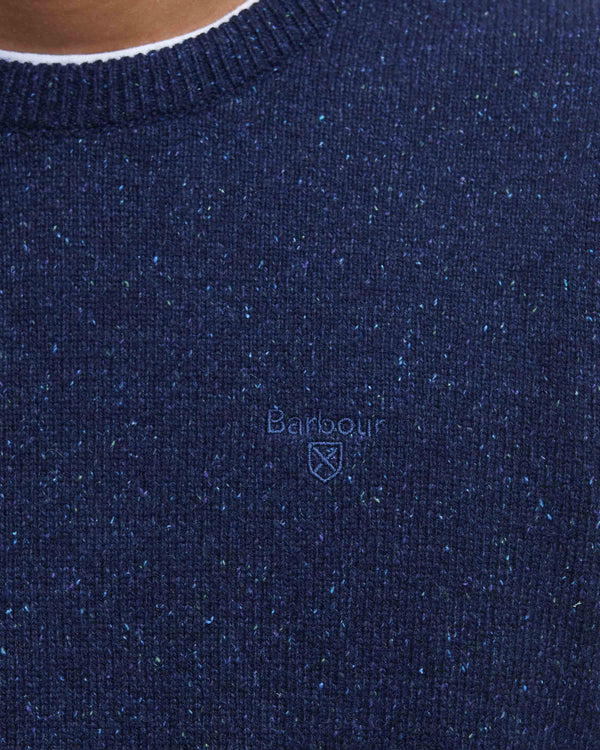 Barbour Essential Tisbury Crew-Neck Knit - Navy