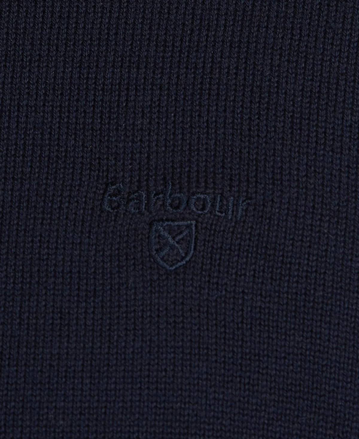 Barbour Cotton Half-Zip Jumper - Navy