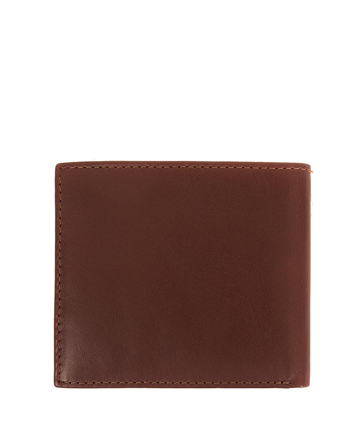 Barbour Colwell Leather Billfold Wallet - Brown