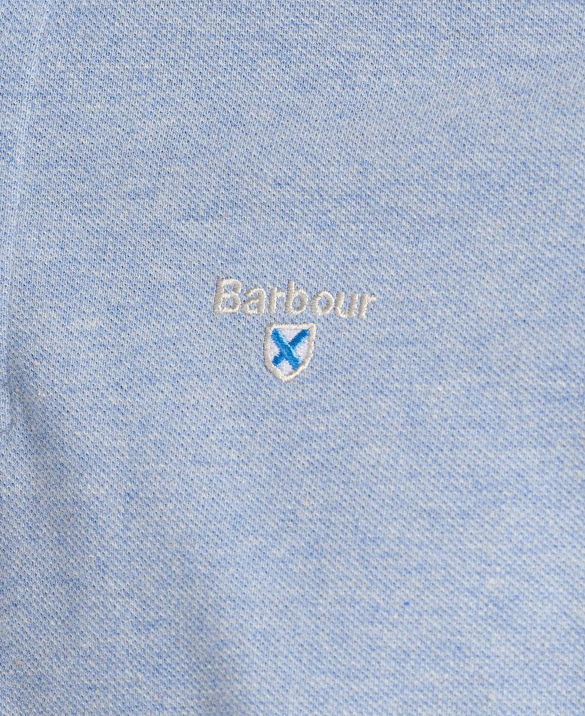 Barbour Tartan Pique Polo Shirt - Blue