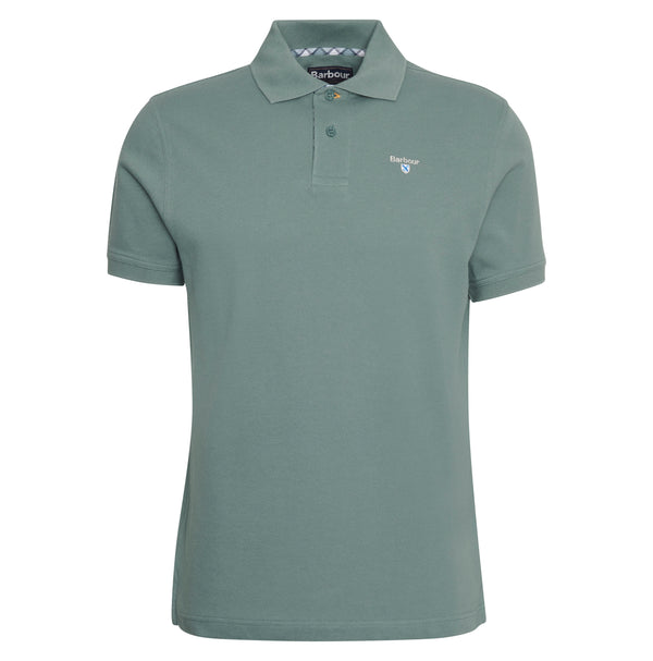 Barbour Tartan Pique Polo Shirt - Vintage Teal